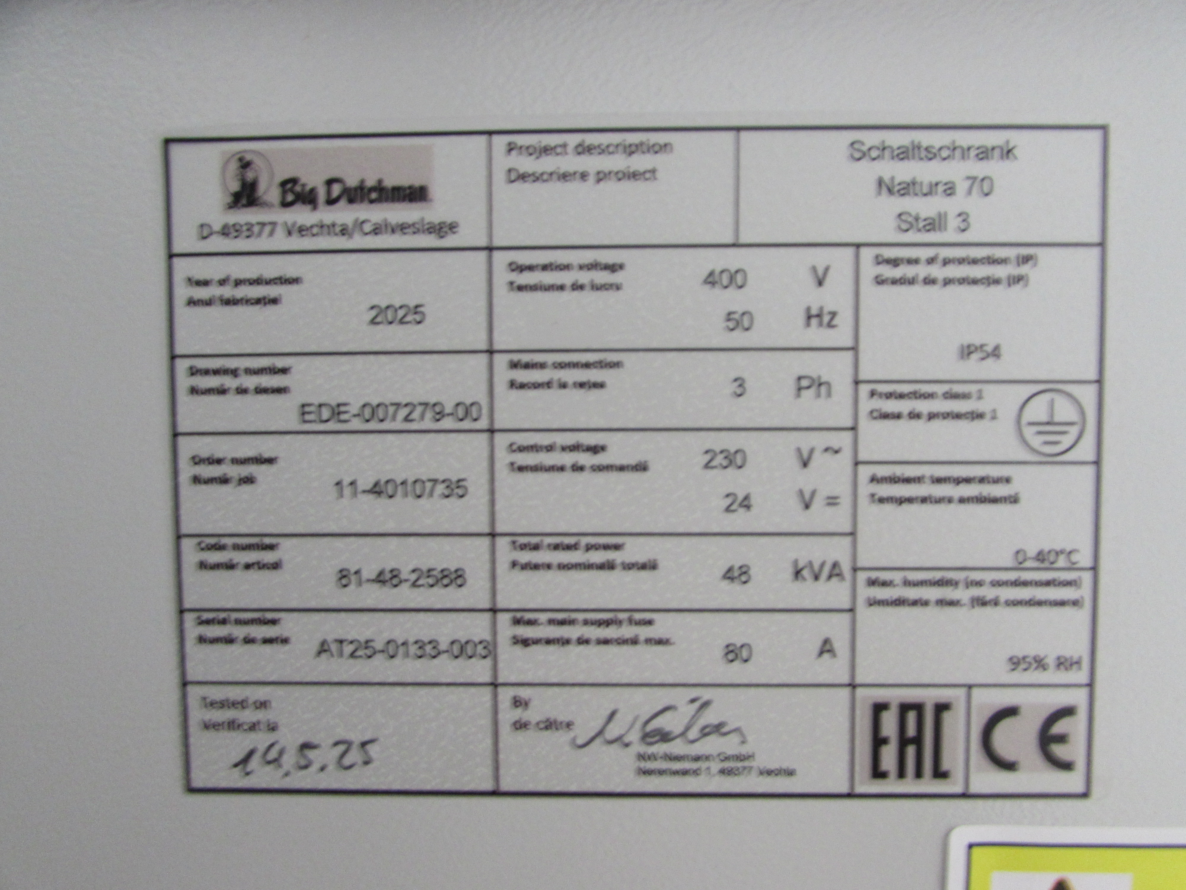 Control cabinet Natura 70 Framo House 3